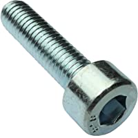 AERZETIX: 20x Pernos roscados con Cabeza cilindrica M5x20mm DIN912 Acero galvanizado Huella 4mm Allen C18327